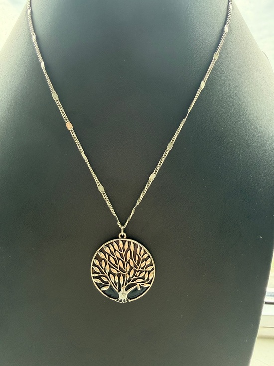 Tree of Life Jewelry - Tree of Life Silver Tone Pendant Adjustable Necklace 20” - 23”